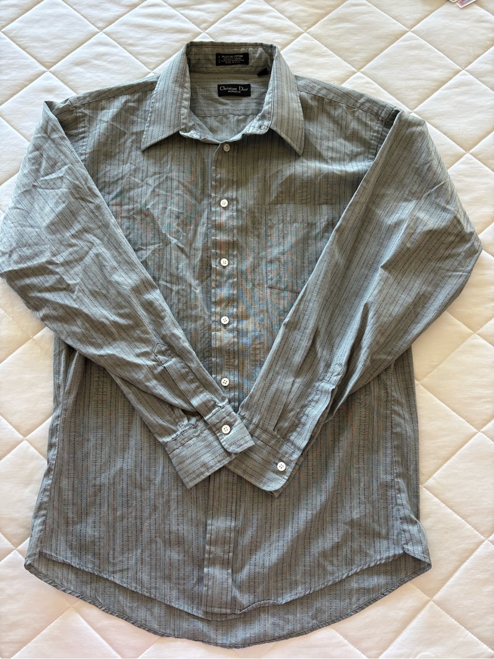 Christian Dior Monsieur Vintage Y2K Striped Button-Up Shirt
